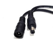 DC Male + Female Power Jack Connector