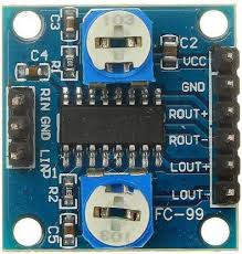 PAM8406 DIGITAL AMPLIFIER MODULE WITH  VOLUME CONTROL POTENTIOMETER  5Wx2 STEREO