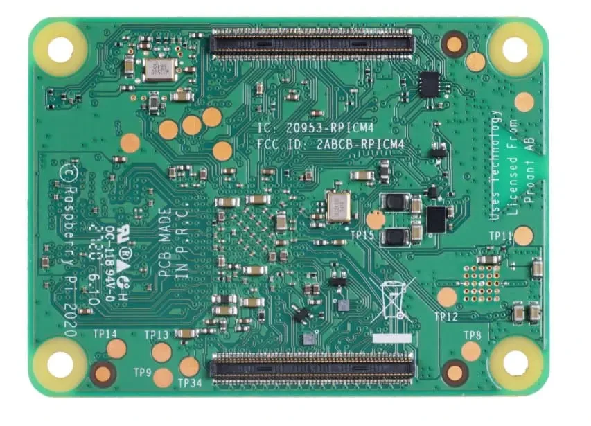 Raspberry Pi Compute Module 4 with 4GB RAM, 32GB eMMC, (Wireless)