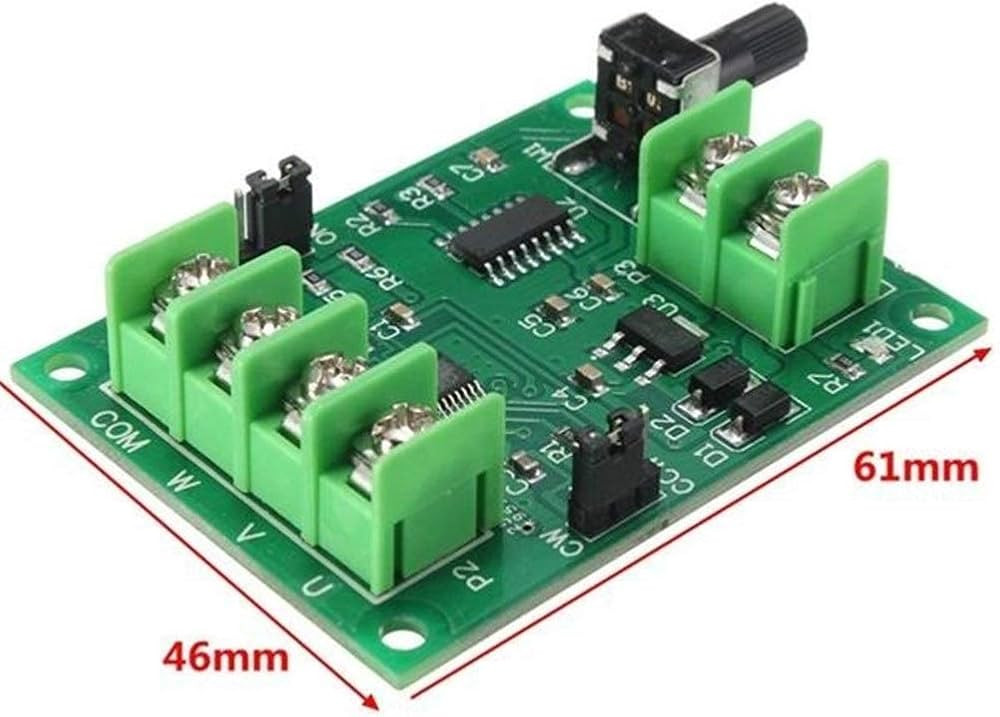 5V-12V DC BRUSHLESS DRIVER BOARD CONTROLLER FOR HARD DRIVE MOTOR 3/4 WIRE