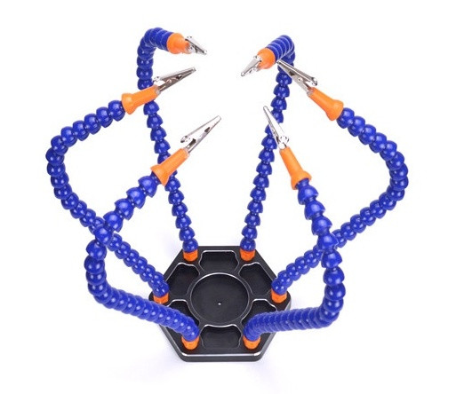 6 FLEXIBLE ARMS SOLDERING STATION