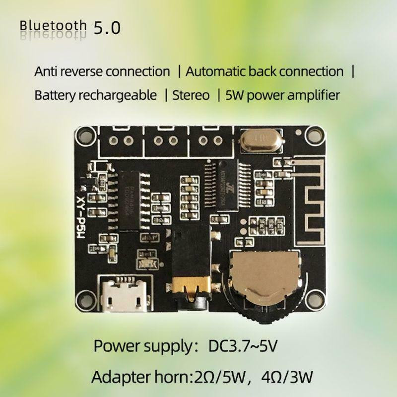 3W/5W PAM8406 BLUETOOTH 5.0 STEREO AUDIO POWER AMPLIFIER BOARD AMP MODULE XY-P5W