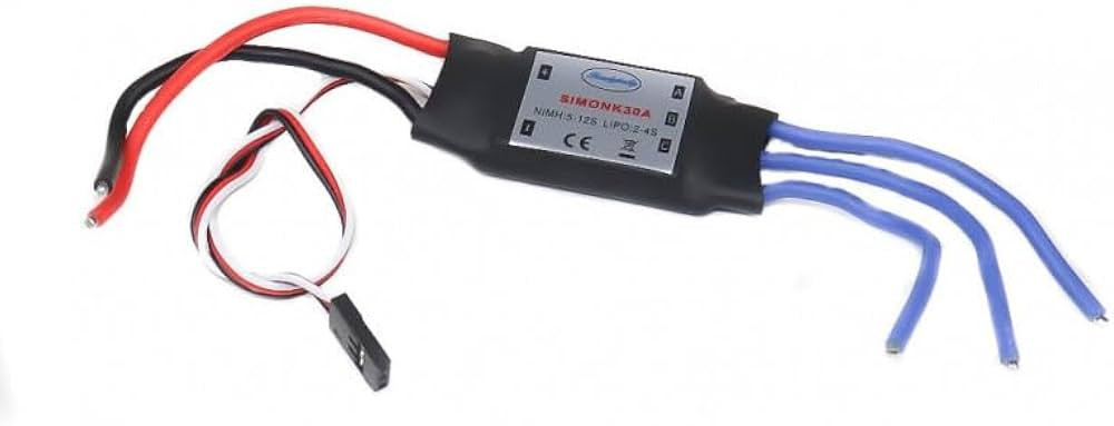SIMONK 30A BRUSHLESS SPEED CONTROLLER ESC MULTICOPTER HELICOPTER AIRPLANE
