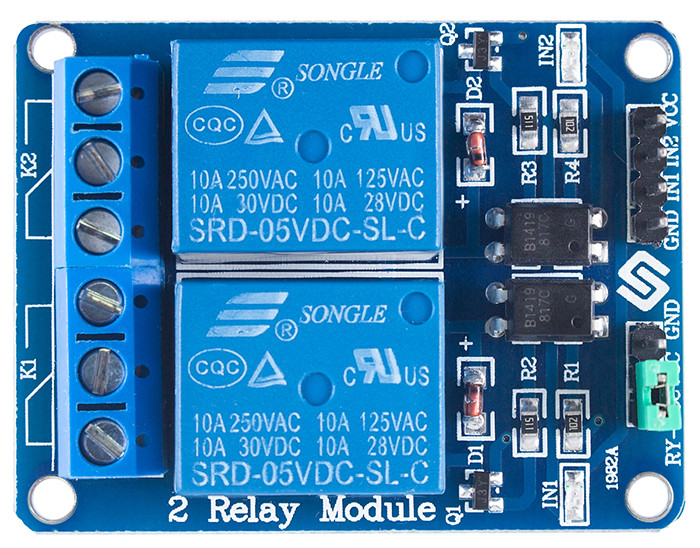 2 CHANNEL 5V RELAY MODULE
