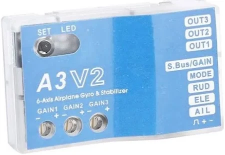 A3 V2 Flight Controller 6-Axis Gyro Stabilizer for RC Airplane